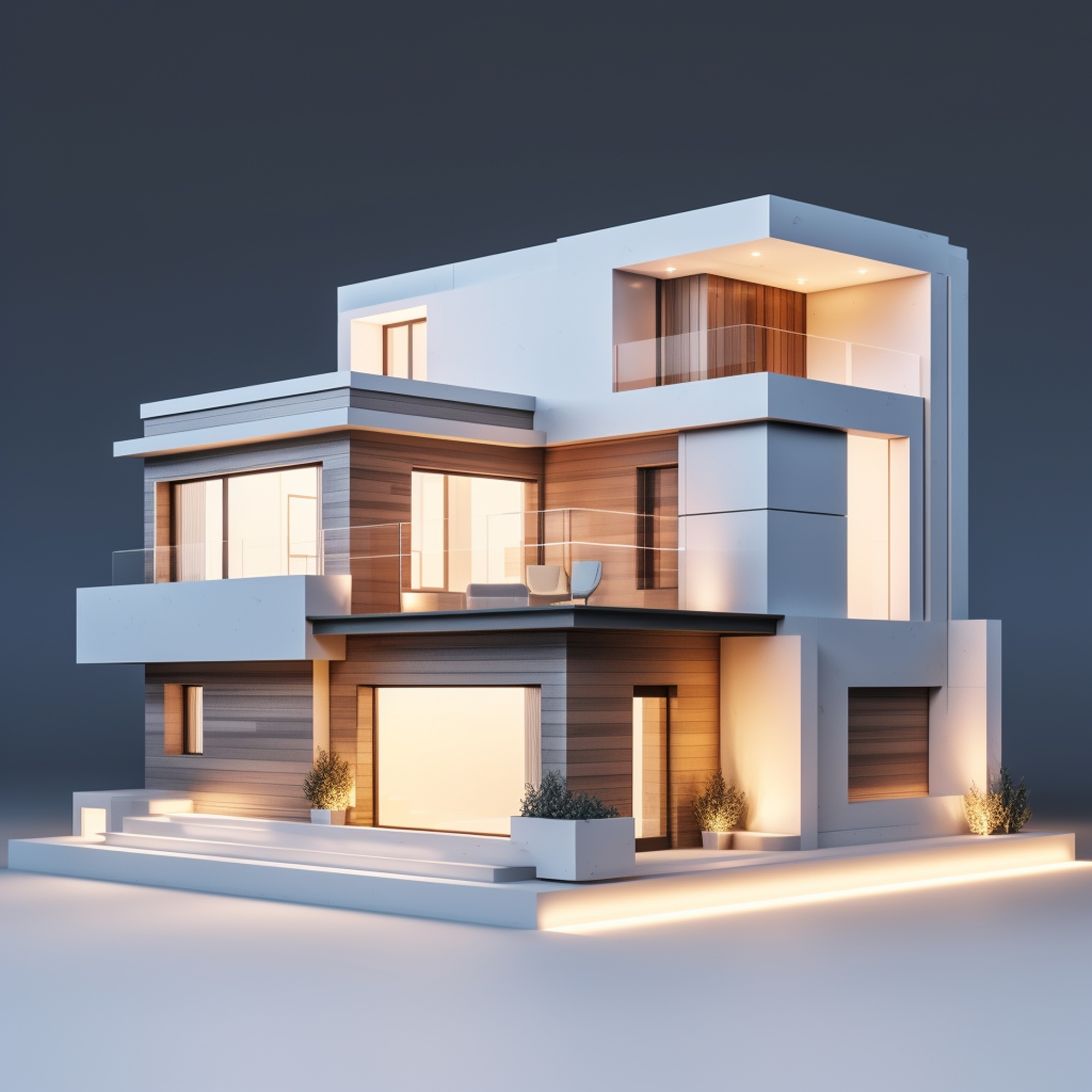 Modern house exterior